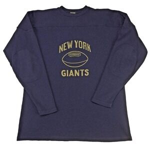 Ebbets Field Flannels New York Giants Football Long Sleeve Sweatshirt Mens 2XL